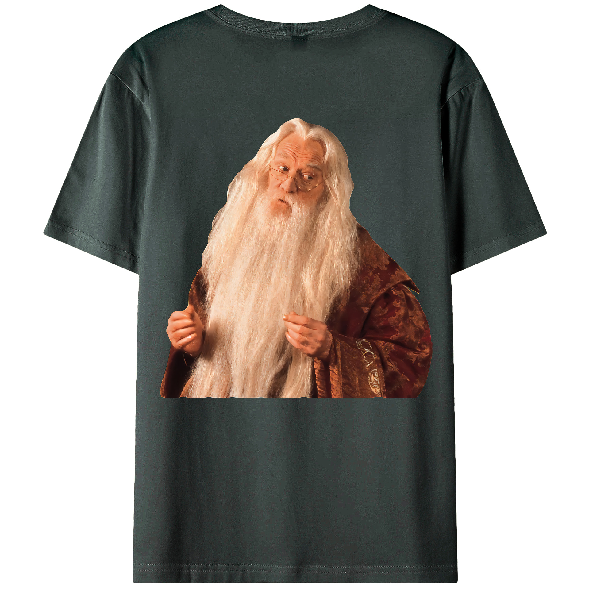 （画像用） Harry Potter ハリー・ポッターシリーズ 綿100％ メンズ半袖Tシャツ（バックプリント） 通気性